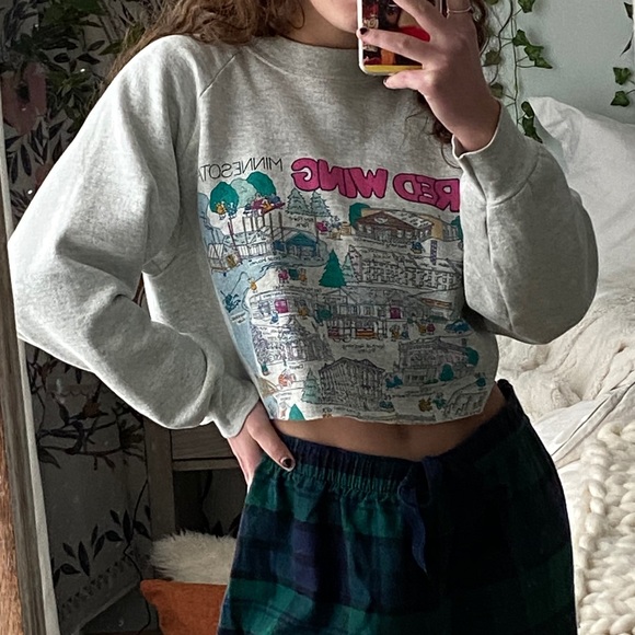 Cropped crew neck - Picture 3 of 9